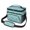 Havanese and Floral, variant on Poodle and Sunflowers Teal Pattern Insulated Lunch Box for Women Men, Medium Leakproof Cooler Bag with Adjustable Strap, 10"x6.7"x8"