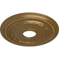 thumbnail image 3 of Ekena Millwork 15 3/8"OD x 3 5/8"ID x 1"P Federal Ceiling Medallion (Fits Canopies up to 8 1/2"), Hand-Painted Pale Gold, 3 of 6