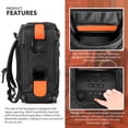 thumbnail image 4 of QualitChoice Speaker Bag Nylon For Portable Backpack For Partybox Bag User-Friendly Speaker Carry Stage Multi-functional Bag Black, 4 of 6
