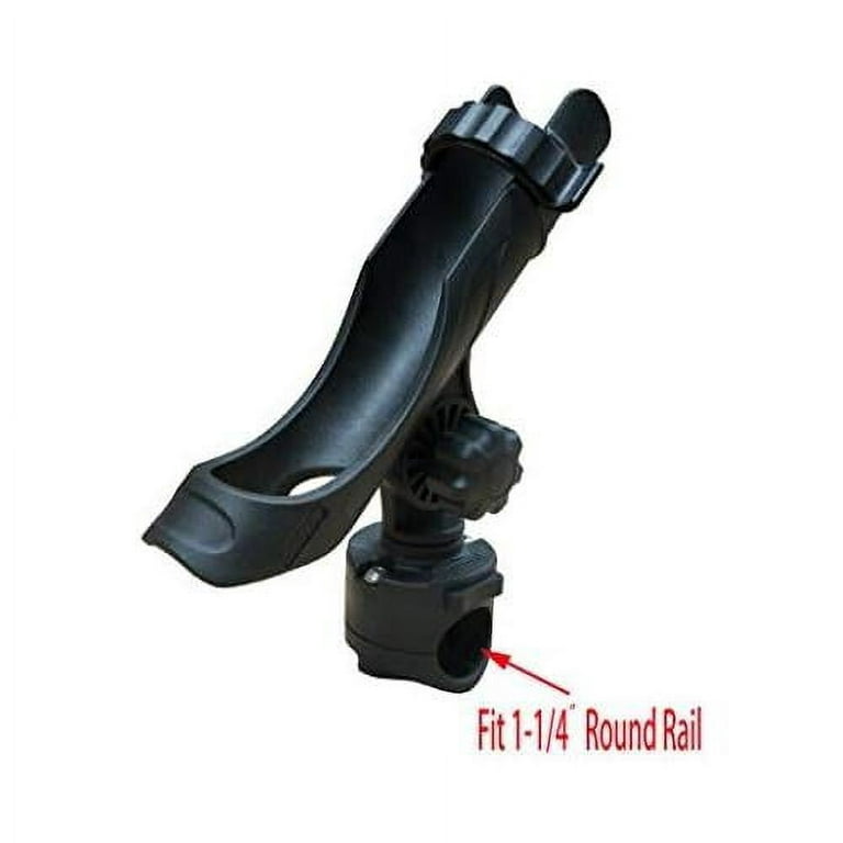 Boat Rail Mount Rod Holder/Boat Clamp On Fishing Rod Holder For Rail 7/8  To1-1/4 