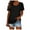 X380 Black, variant on Womens T Shirts Puff Sleeve Crew Neck Solid Ruched Tunic Top Loose Fit Lightweight Summer Tops Shirts For Women Size L Black