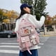 thumbnail image 5 of Sonducket escolar cómoda y espaciosa para mujer - de gran capacidad para mujer escolar Mochilas rosa con insignia colgante, 5 of 6