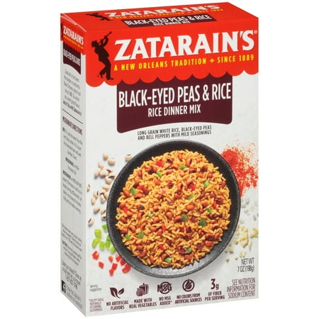 Zatarain's ® Black-Eyed Peas & Rice Mix 7 oz. Box