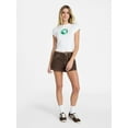 thumbnail image 2 of No Boundaries Carpenter Denim Shorts, 2.5'' Inseam, Women’s 00-18, 2 of 5