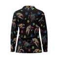 thumbnail image 3 of Uorisanigo Colorful Sea Turtle Womens Golf Shirt Casual Long Sleeve Moisture Wicking Casual Tennis Activewear Comfortable Quarter Zip Pullover for Workout Sports, 3 of 7