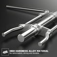 thumbnail image 6 of Silver Hydraulic Cylinder Piston Rod Seal U-cup Installation Tool Kit Set S M L, 6 of 11