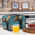 thumbnail image 6 of Daiia Blue Watercolor Duck Pattern 2 slice Toaster Cover, Toaster Appliance Dust-proof Cover For Kitchen Small Appliance Dust Cover and Fingerprint Protection, 6 of 7