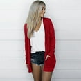 thumbnail image 5 of Vedolay Women's Cardigans Winter Knitted Shawl Cardigan Sweaters Coats Red,S, 5 of 5