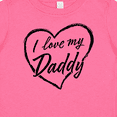 thumbnail image 4 of Inktastic I Love My Daddy in Black Chalk Heart Boys or Girls Baby T-Shirt, 4 of 5