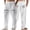White, variant on zbxnLI Mens Linen Pants Zipper Printed Beach Baggy Trousers Lightweight Casual Pants with Pockets