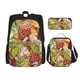 thumbnail image 1 of Balery Bright Mushrooms Mochila escolar 3 en 1 para niños: mochila resistente con lonchera térmica y estuche para lápices. Mochila escolar para niños y niñas., 1 of 7