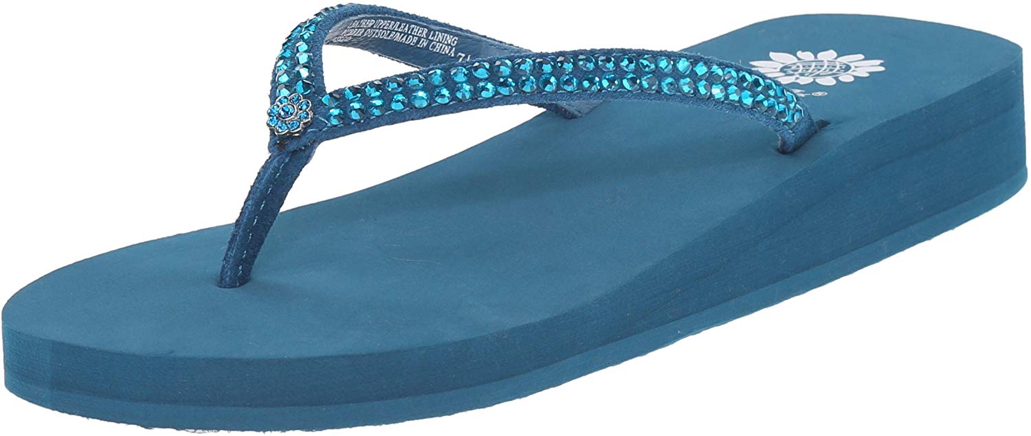 yellow box women's jello sandal