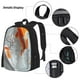 thumbnail image 3 of Easygdp Koi Fish Water Mochila para Niños y Niñas con Set de Caja de Almuerzo y Estuche para Lápices 3 en 1, Mochila Escolar Estampada para Adolescentes, 3 of 7