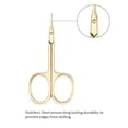 thumbnail image 2 of Stainless Steel Eyebrow Curved Scissors For Eyebrow Nail Daily Tool, 2 of 6