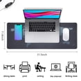 thumbnail image 5 of Ultimate Gaming Performance with World Map Mouse Pad: Anti-Slip, Water-Resistant & Stitched Edges - Ideal for Gamers & Office Use (Black, 31.5x11.8), 5 of 7