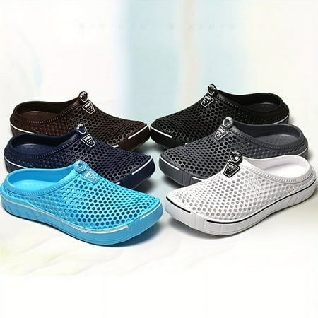 

Men s Minimalist EVA Mules & Clogs - Slip-On Round Toe Garden Shoes Solid Color with Breathable Design Durable Sole No Lining & Insole
