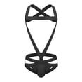 thumbnail image 2 of Tanga de algodón de una pieza con doble pene y cadera sexy para hombre, ropa interior ajustada para actuaciones nocturnas, 2 of 6