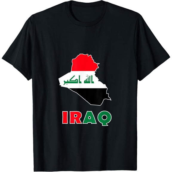 men and women can wear,Iraq Iraqis map flag T-Shirt