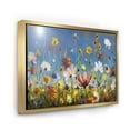 thumbnail image 3 of Designart 'Wildflowers and Daisies In Summer Garden Field II' Traditional Framed Canvas Wall Art Print, 3 of 5