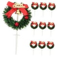 thumbnail image 5 of FONWILYO Cake Toppers for Garden Party 10Pcs 2.4x2.4x3.5in, 5 of 8