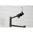 thumbnail image 2 of Kingston Brass KS4705DKL Kaiser Deck Mount Pot Filler Faucet, Oil Rubbed Bronze, 2 of 8