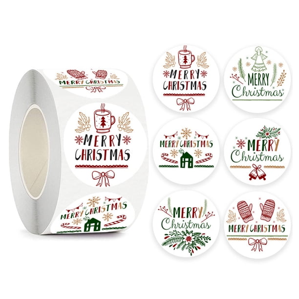 Etiquetas Adhesivas Para Imprimir Etiquetas Adhesivas De Regalo De Navidad, 300 Etiquetas De Navidad Para Regalos, Rollos De Calcomanias De 2 X 3 Pulgadas Autoadhesivas Etiquetas Etiquetas Apli Para Imprimir