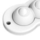 thumbnail image 3 of Rueda giratoria Autoadhesiva Pasta universal Paquete de de acero inoxidable Juego de poleas adhesivas Rodillos para cajones para muebles bola de abdominales blanca SM SunniMix ruedas adhesivas, 3 of 8