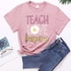 thumbnail image 2 of Blusa informal de manga corta con estampado de letras para el día del maestro para mujer Fridja  gope172, 2 of 6