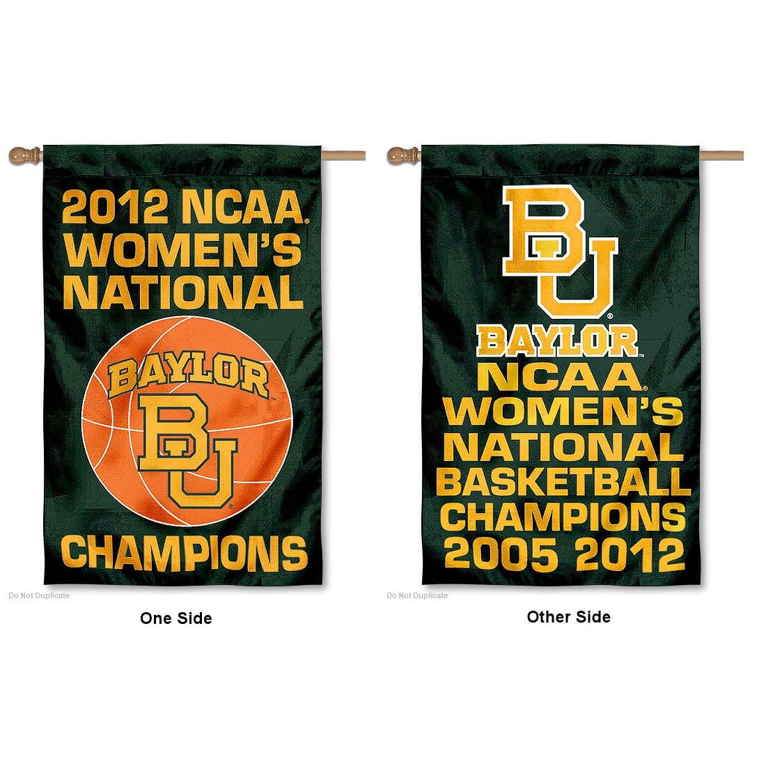 Baylor Bears 2012 Womens Basketball Garden Flag Yard Banner 