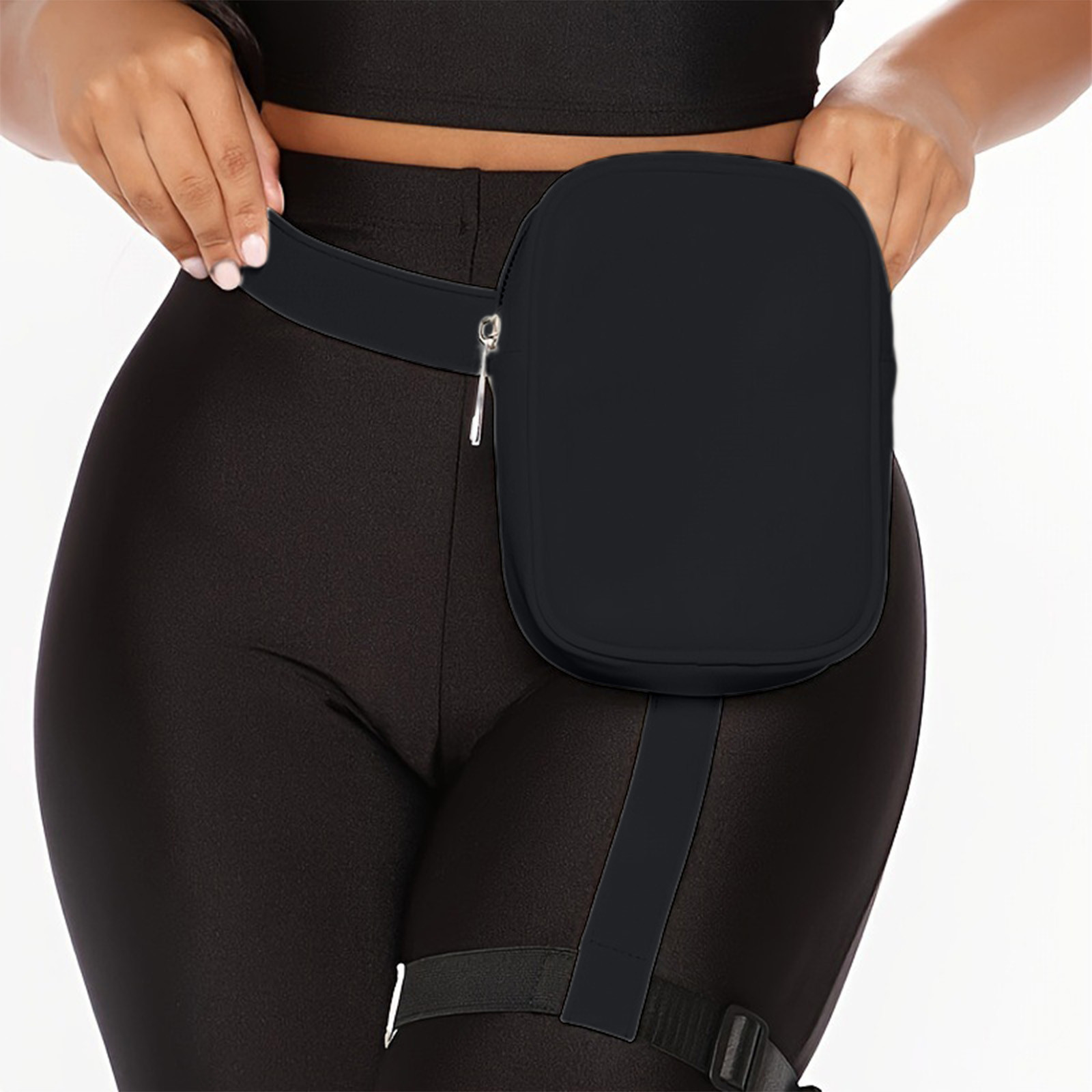 TaTaai 2Pcs Motorcycle Leg Bag, Drop Leg Bag, Hiking Multi-Pocket Waist Fanny Pack, Thigh Pouch Outdoor Motorcycle Riding Hiking Waist Fanny Pack Travel Bags