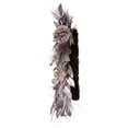 thumbnail image 4 of Vickerman 24" Artificial Silver Pinecone Needle Berry Christmas Wreath, Unlit, 4 of 6