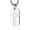 Silver, variant on Isaiah 41:10 Jewelry, Stainless Steel cross Dog Tag Necklace STRENGTH Bible Verse