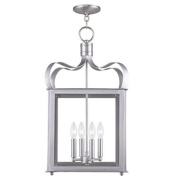 Livex Lighting - Garfield - Four Light Chain Hanging Pendant in Traditional