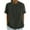 429#Dark Gray, variant on Shirts for Women Linen Shirts For Women Short Sleeve Button Down Up Shirt Casual Collared V Neck Tops Shirts Blouses Trendy Summer Tops