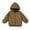 Brown, variant on FAOWME Baby Winter Coat With Hood Children Jacket Long Sleeve Lightweight Jacket 6 Months 3 Years 12-18 Months