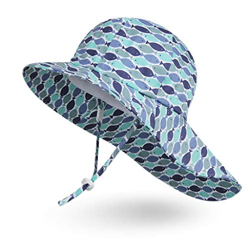 Ami&Li Baby Kids Summer Flap Cover Cap Cotton Anti-UV UPF 50 Sun Hat …