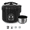 Black, variant on MOOSUM Electric Rice Cooker with One Touch for Asian Japanese Sushi Rice, 5-cup Uncooked, Fast&Convenient Cooker with Steamer, Removable Inner Cover and Auto Warmer, Stainless Steel