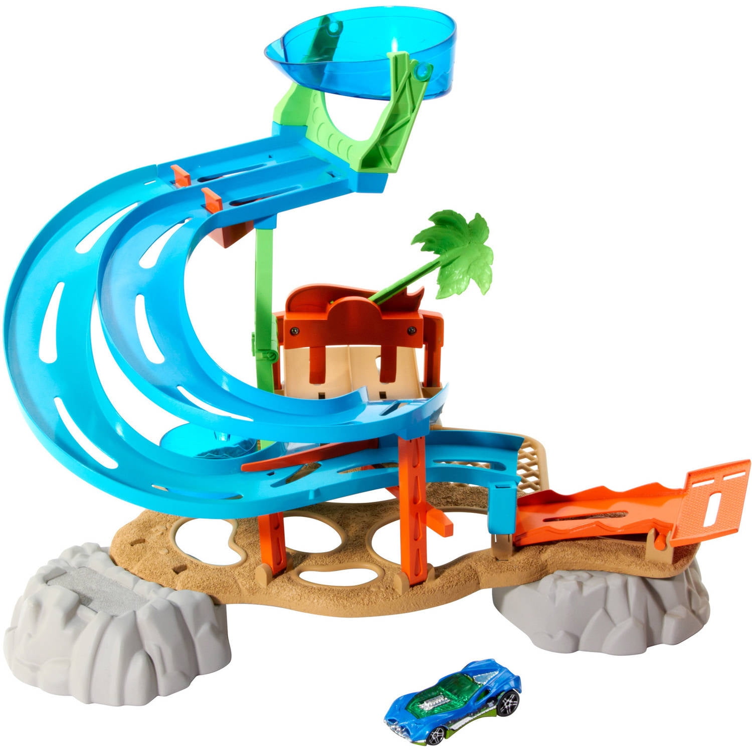 Hot Wheels Race Rally Water Park Play Set Com