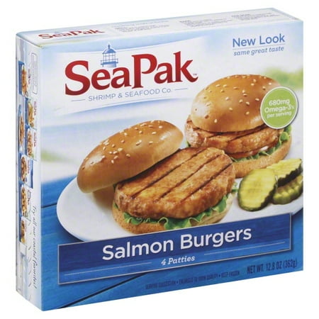Rich Products Seapak Burgers, 4 ea