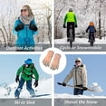 thumbnail image 5 of Guantes de nieve de invierno impermeables guantes cálidos a prueba de viento con forro polar de esquí, 5 of 5