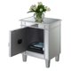 thumbnail image 2 of Mesa auxiliar de reloj Gold Coast con gabinete de almacenamiento Convenience Concepts U12-224, 2 of 2