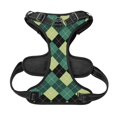 thumbnail image 5 of Gaeub Green Squares Gaeub Green Squares No Pull Dog Harness, Secure and Adjustable Pet Vest for Outdoor Activities - Small, 5 of 9