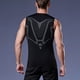 thumbnail image 5 of pstuiky Camisetas sin mangas para hombre, Camiseta deportiva de verano transpirable y ajustada de color liso para hombre Tops elegantes para mujer m, 5 of 6