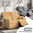 thumbnail image 3 of TSOVTHRID Giraffe Pattern Reclining Loveseat Covers with Elastic Bottom 6-Piece Loveseat Recliner Cover, Washable Sofa Furniture Protector for Pet Dog, 3 of 7