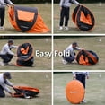 thumbnail image 6 of EchoSmile 2-Person Black and Orange Pop Up Camping Tent, 6 of 7