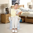 thumbnail image 6 of Tereitr Bedside Commode, Portable Toilet for Adults with Detachable Armrests, 330 LBS Capacity, 17.3" Seat Height, Removable Bucket & Tissue Holder, Potty Chair for Elderly, 6 of 7