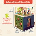 thumbnail image 3 of Cubo de Actividades B. Toys Zany Zoo Juguete Educativo 1 Año +, 3 of 7
