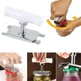 thumbnail image 1 of Xihbxyly Abridor de Frascos, Diseño Apto para Personas con Artritis, Mango Ergonómico para Un Uso Fácil, Construcción de Acero Inoxidable, Ajustable para Tapas de 2 a 10 Cm, Perfecto para Personas Ma, 1 of 7