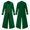 Green, variant on Double Layer Steampunk Long Coat, Gold Trim Victorian Long Tail Coat, Double Layer Steampunk Formal Tailcoat for Halloween Noble Pirate Magician Cosplay, Medieval Vintage Stage Costume, Black XL