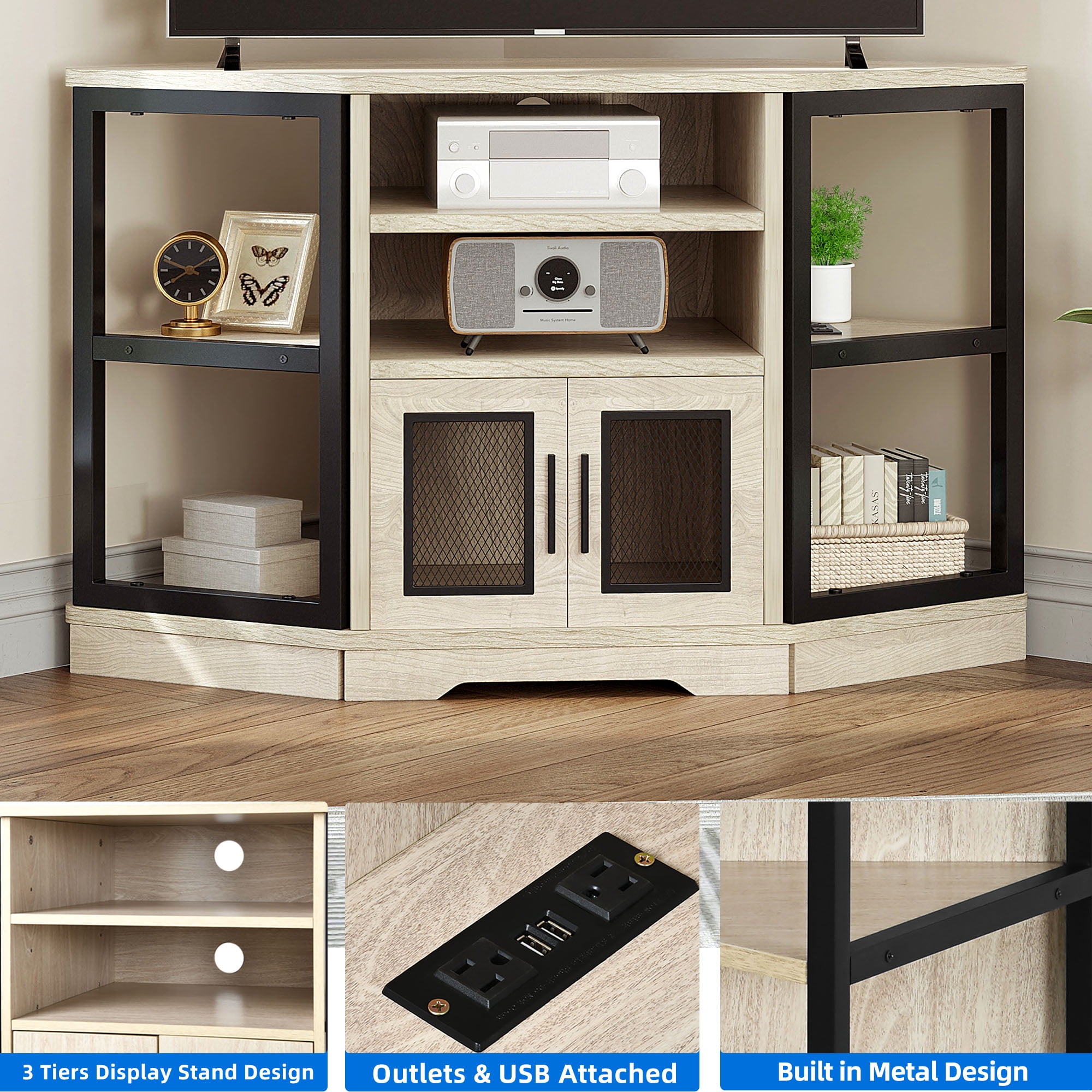 Corner tv sale unit built in